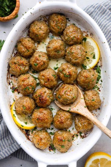 Baked Turkey Meatballs