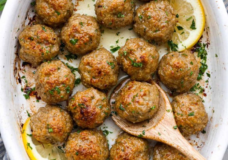 Baked Turkey Meatballs