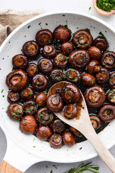 Garlic Balsamic Mushrooms