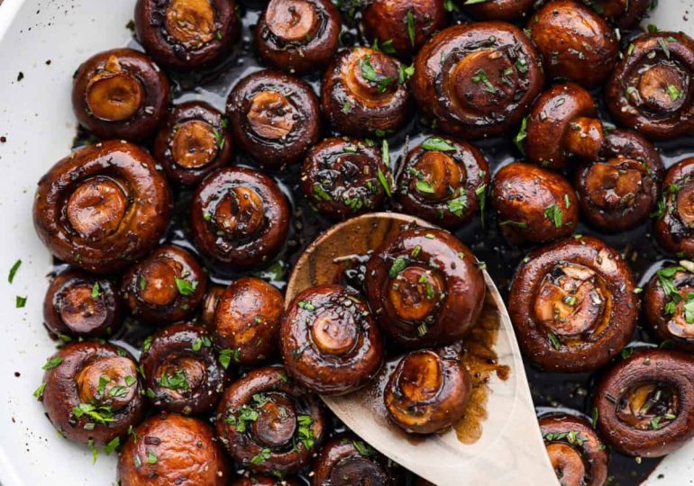 Garlic Balsamic Mushrooms