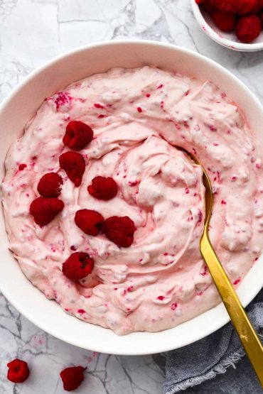 Raspberry Fluff Salad