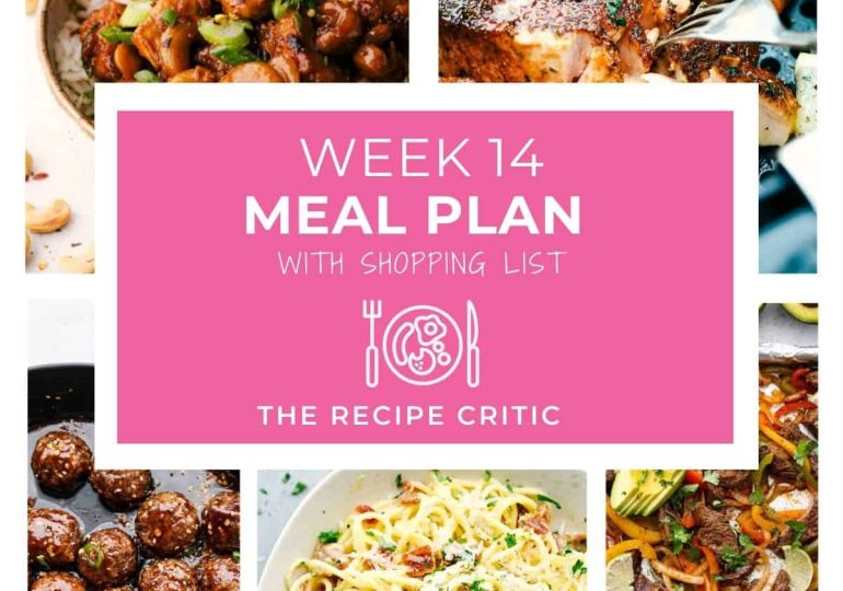 Weekly Meal Plan #14