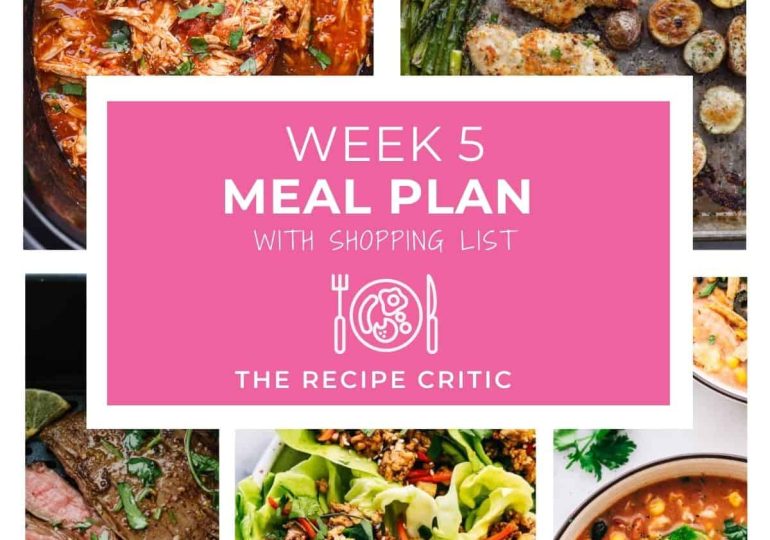 Weekly Meal Plan #5