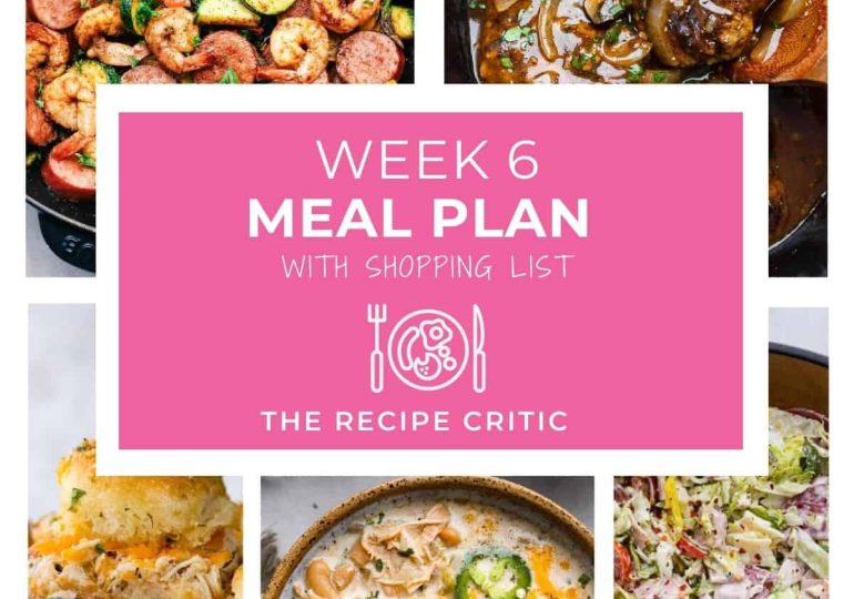 Weekly Meal Plan #6