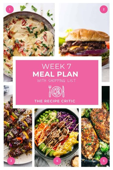 Weekly Meal Plan #7