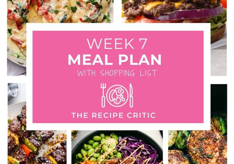 Weekly Meal Plan #7