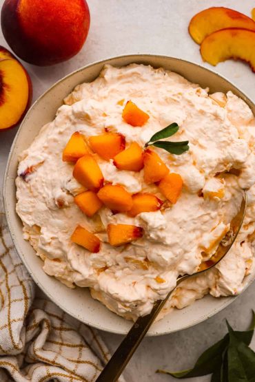 Peach Fluff Salad