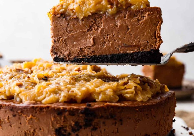 German Chocolate Cheesecake