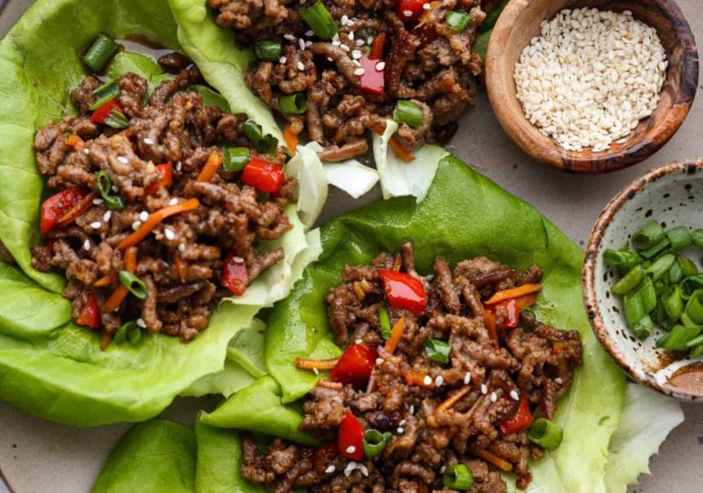 Korean Beef Lettuce Wraps