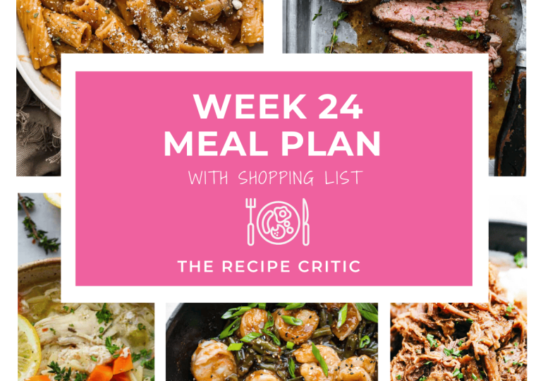 Weekly Meal Plan #24