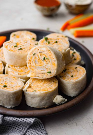 Buffalo Chicken Pinwheels