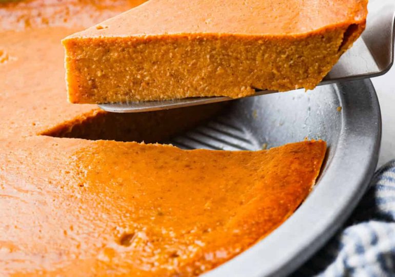 Crustless Pumpkin Pie