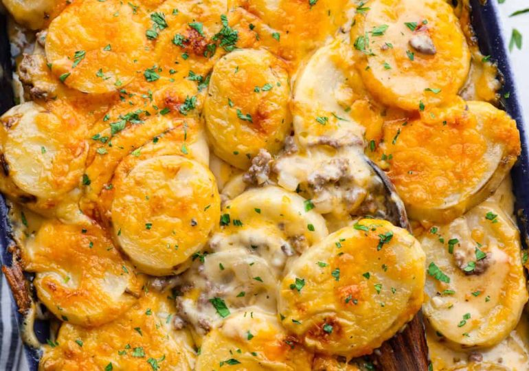 Hamburger Potato Casserole