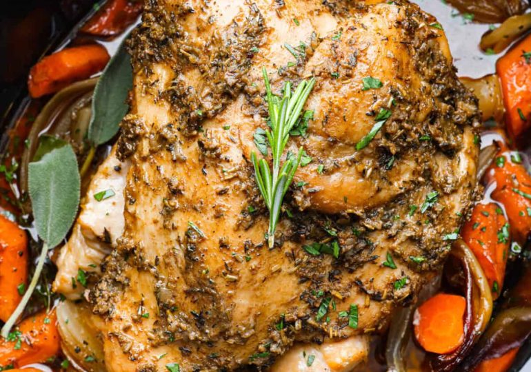 The Absolute BEST Slow Cooker Turkey Breast