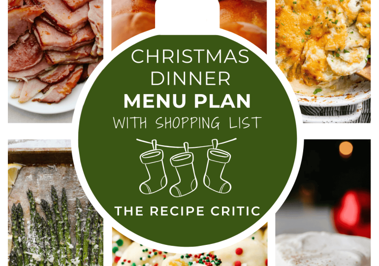 Christmas Dinner Menu Plan