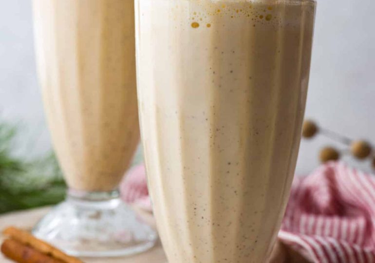 Eggnog Milkshake