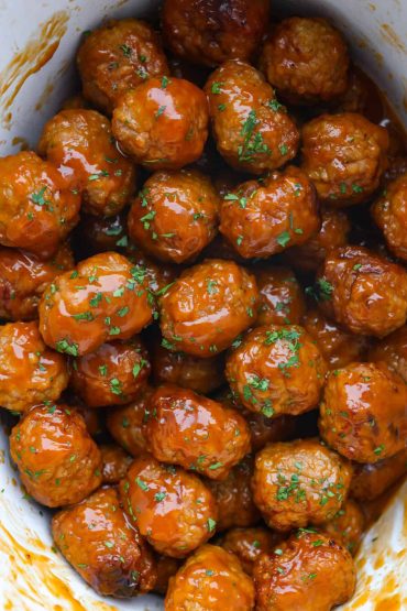 Slow Cooker Honey Buffalo Meatballs