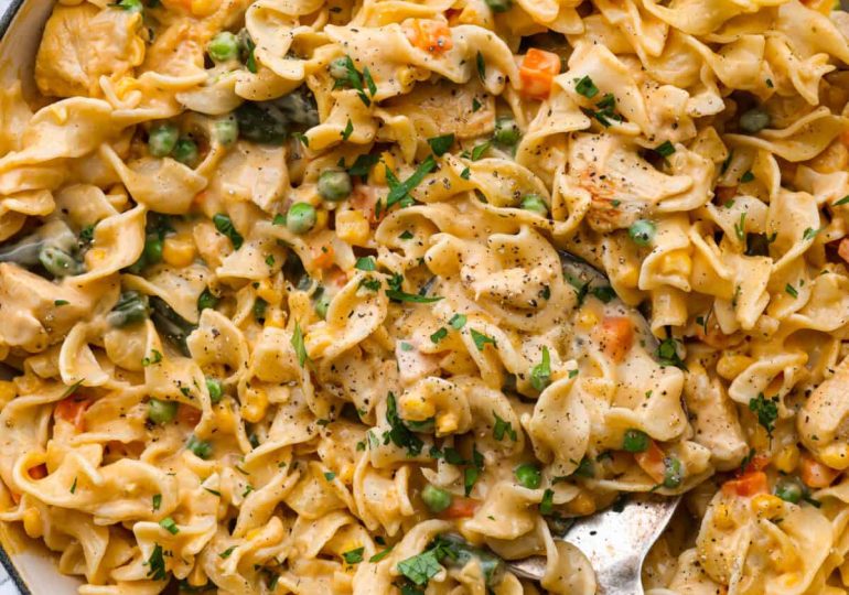 Chicken Pot Pie Pasta