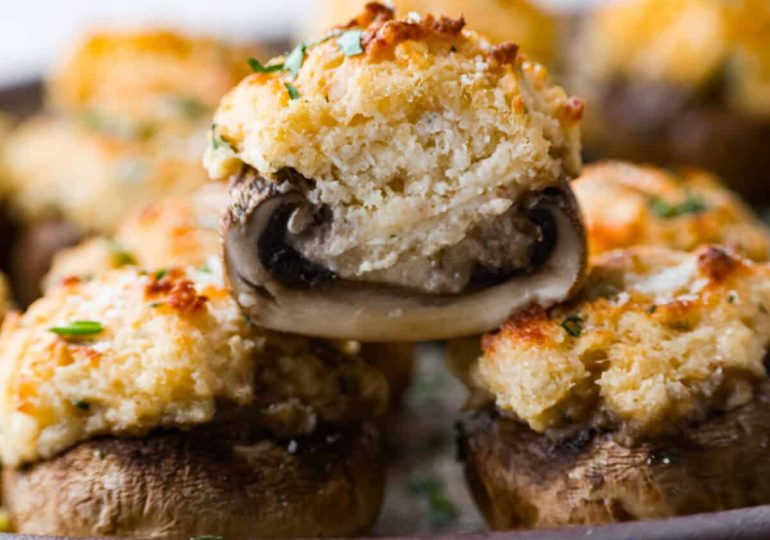 Crab Stuffed Mushrooms